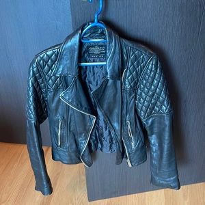 All Saints leather jacket